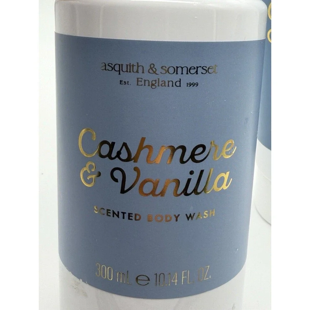 Asquith & Somerset Cashmere & Vanilla  10 Oz Body Wash And 5 Oz Scrub. New